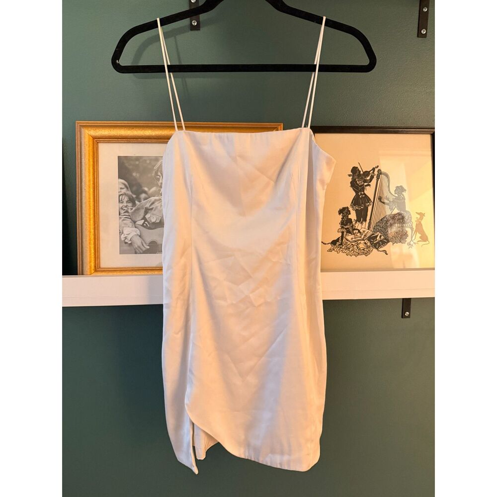 Atoir Noor Mini Dress in White Silk